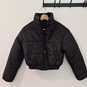 Women's Black Puffer Jacket